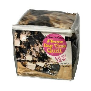 Dog Fleece Blanket Kit JoAnne's Dog Design Browns New Pre Cut No Sewing Needed